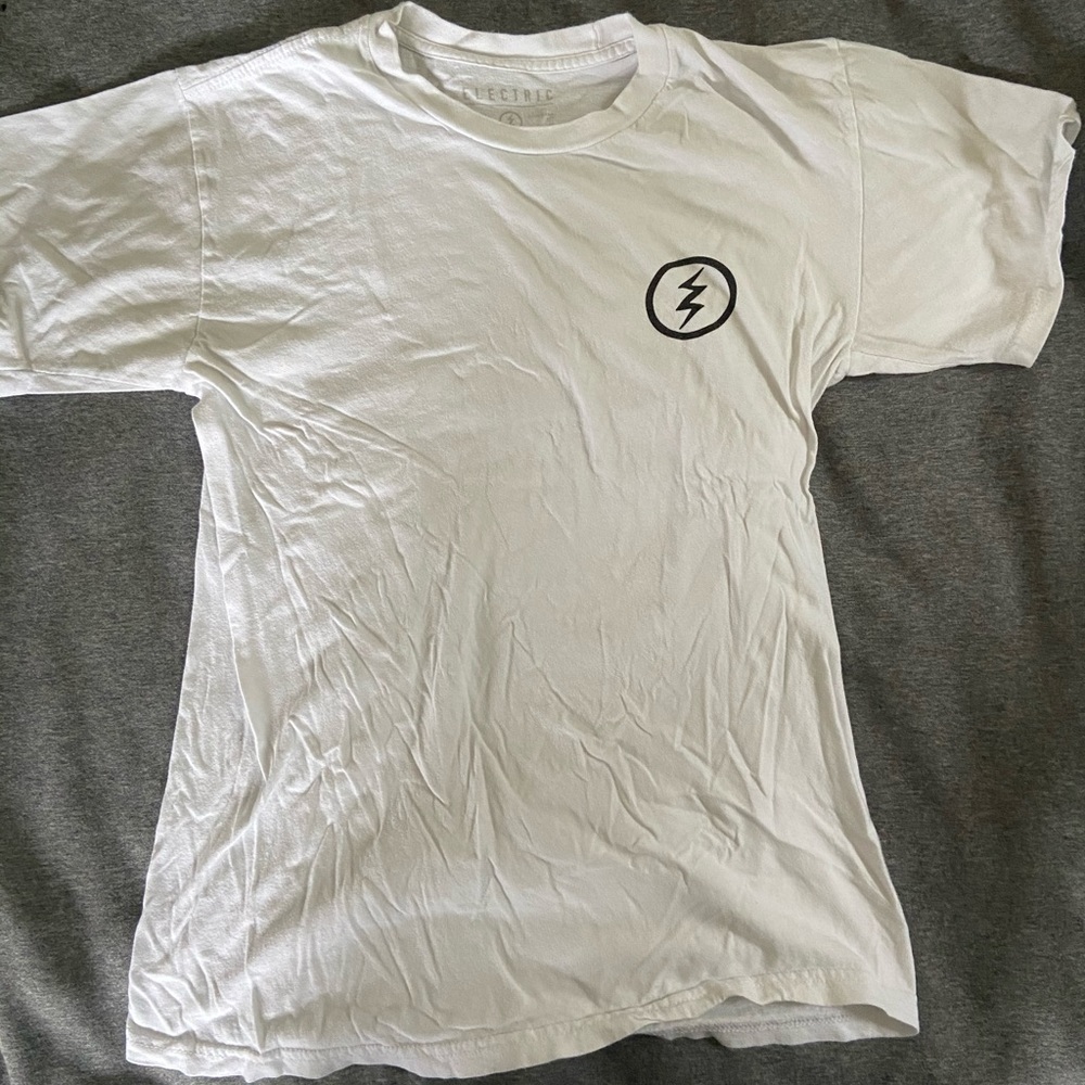White “Electric” T-Shirt, Size Small